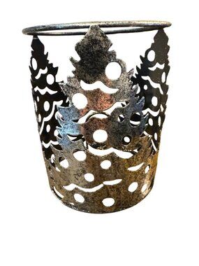 New RETIRED Scentsy O Christmas Tree Metal Warmer Wrap